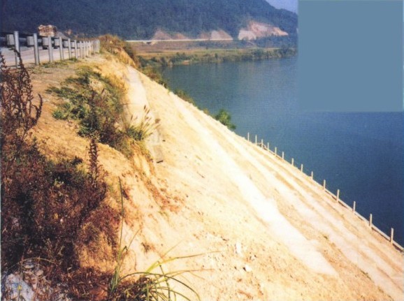 桂柳高速公路K248处路基边坡加固工程